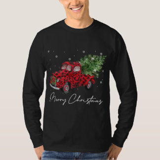 kerstboom op kerst met autovakantie t-shirt