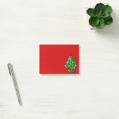 Kerstboom op rode Post-it Post-it® Notes (Kantoor)