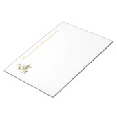 Kerstboom op White 001 Notitieblok (Schuin)