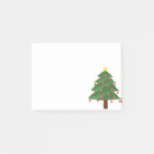 Kerstboom op witte artikelen post-it® notes (Voorkant)