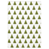 Kerstboom op witte tablet tafelkleed (Voorkant)