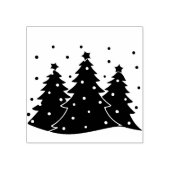 Kerstboom Ornament Stamp Rubberstempel (Afrduk)
