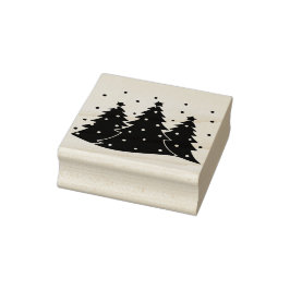 Kerstboom Ornament Stamp Rubberstempel
