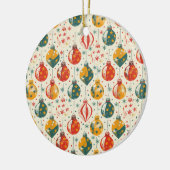 Kerstboom Ornamenten All Over Print (Links)