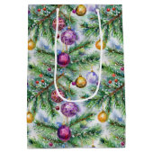 Kerstboom Ornamenten Medium Cadeauzakje (Achterkant)