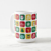 Kerstboom Ornamenten Sneeuwman Koffiemok (Voorkant links)