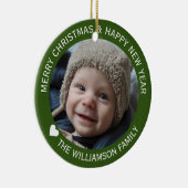 Kerstboom paardenslee keramisch ornament (Rechts)