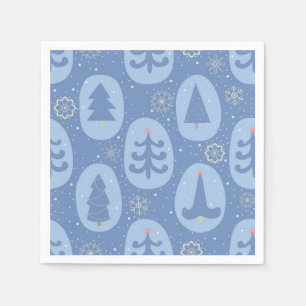 Kerstboom patroon servet