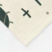 Kerstboom Patroon vakantie Fleece Deken (Hoek)