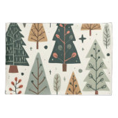 Kerstboom Patroon  vakantie Kussensloop (Achterkant)