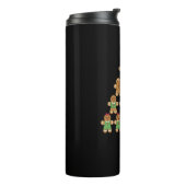Kerstboom peperkoek koekjes Xmas Cookie Thermosbeker (Gedraaid links)
