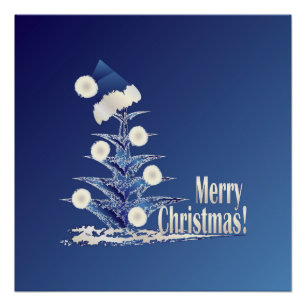 kerstboom perfect poster