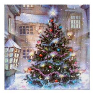 kerstboom perfect poster