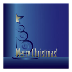 kerstboom perfect poster