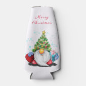 Kerstboom Pet Gnome met Gift Bottle Cooler (Voorkant)
