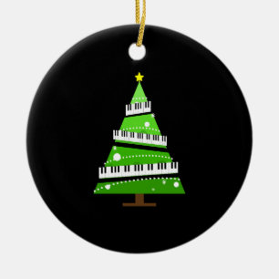 kerstboom Piano Teacher Gift Keramisch Ornament