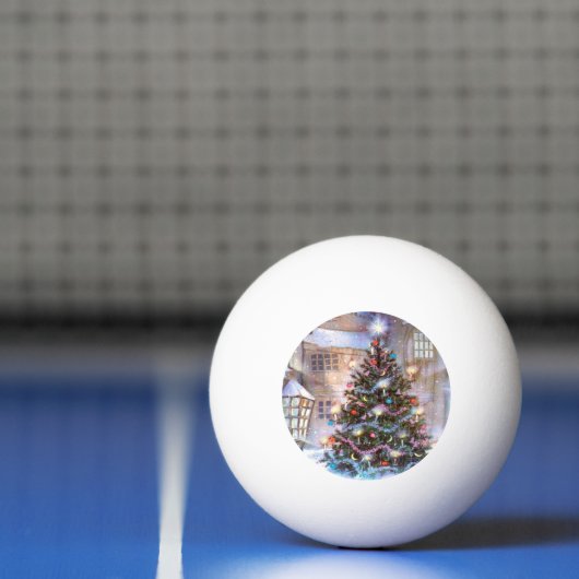 kerstboom  pingpongballen (Net)