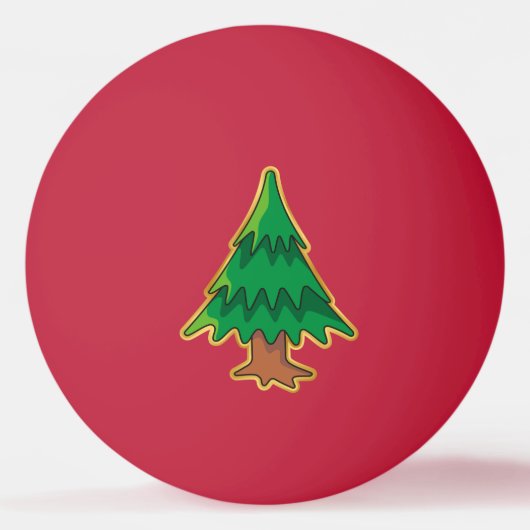 kerstboom pingpongballen (Voorkant)