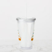 Kerstboom piramide gemaakt van Kerstmis sneeuwpopp Acryl Drinkbeker (Rechts)