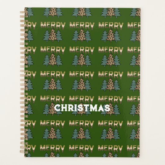 kerstboom planner (Voorkant)