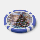 kerstboom  pokerchips (Enkel)