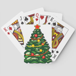 kerstboom pokerkaarten