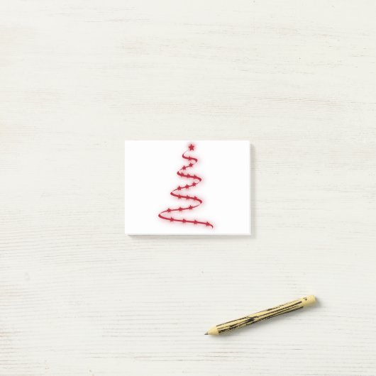 kerstboom post-it® notes (Op bureau)