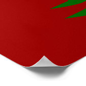 kerstboom poster (Hoek)