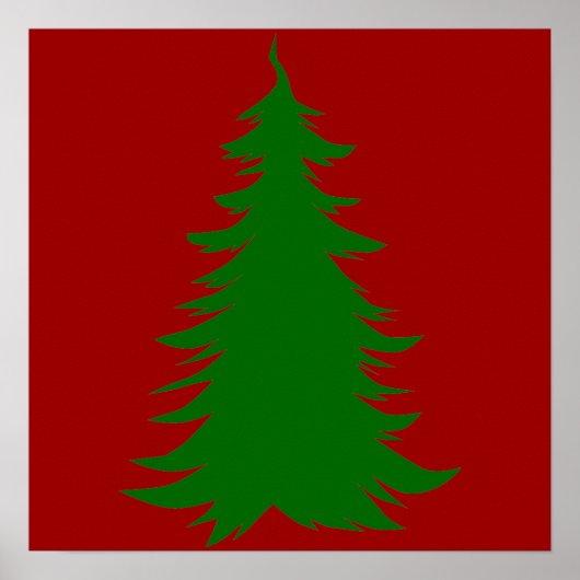 Kerstboom Poster (Voorkant)