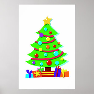 kerstboom poster