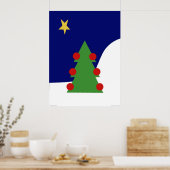 kerstboom poster (Keuken)