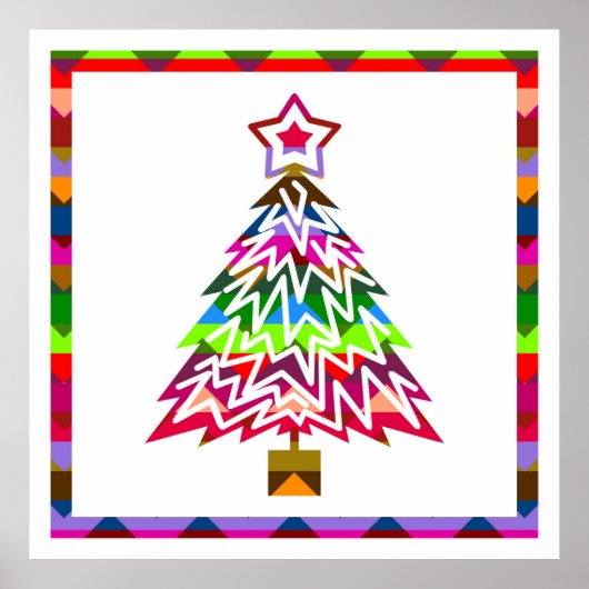 kerstboom poster (Voorkant)