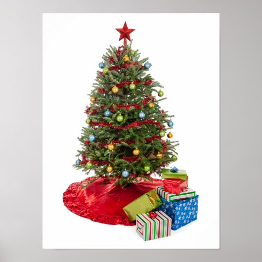kerstboom poster (Voorkant)