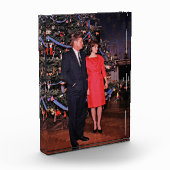 Kerstboom President John Kennedy & Jacqueline Fotoblokken (Links)