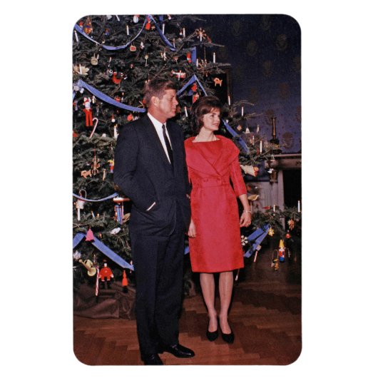 Kerstboom President John Kennedy & Jacqueline Magneet (Verticaal)