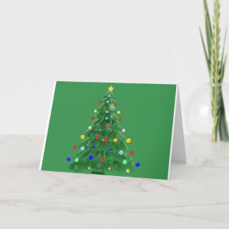 Kerstboom - Prettige Feestdagen Kaart