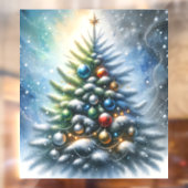 kerstboom raamsticker (Vel 2)