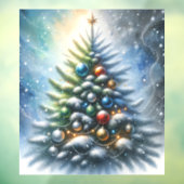 kerstboom raamsticker (Vel 3)