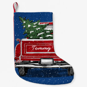  kerstboom (Red Truck) - Aangepaste naam Kleine Kerstsok