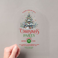 Kerstboom Retro Typografie Kerstfeest