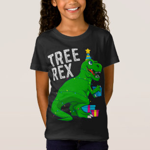 kerstboom Rex Dinosaur Xmas Trex Funny T-shirt