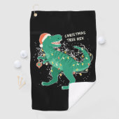 Kerstboom-Rex Golfhanddoek (Insitu)
