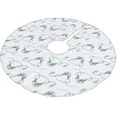 Kerstboom rok Modern patroon van lichten (Gekanteld)