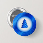 kerstboom ronde button 5,7 cm (Voorkant /achterkant)