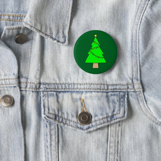 Kerstboom Ronde Button 5,7 Cm (In situ)