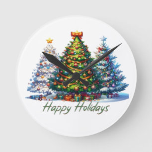kerstboom ronde klok