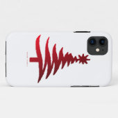 Kerstboom Rood Case-Mate iPhone Case (Achterkant (horizontaal))