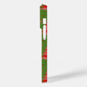 Kerstboom Rood Groen Patroon Monogram Case-Mate iPhone Case (Achterkant / Links)