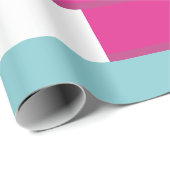 Kerstboom Roze Blauw Rood Cadeaupapier (Rol Hoek)