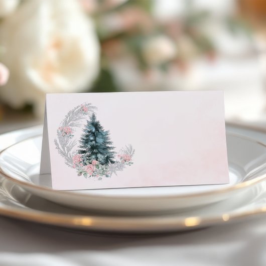 Kerstboom Roze Zilver
